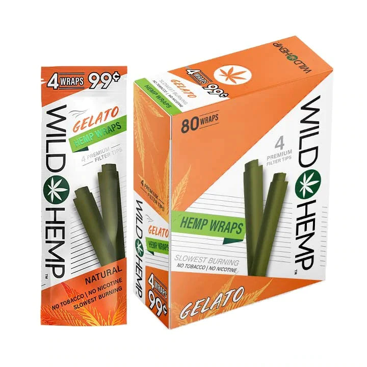 Wild Hemp Wraps Gelato Flavor