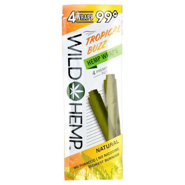 Wild Hemp Wraps Tropical Buzz Flavor