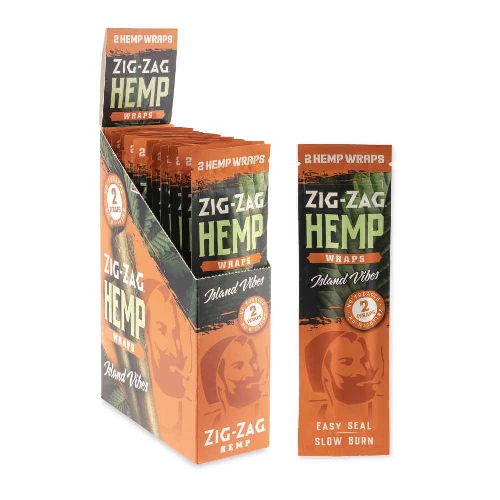 Zig Zag Hemp Wraps Island Vibes Flavor