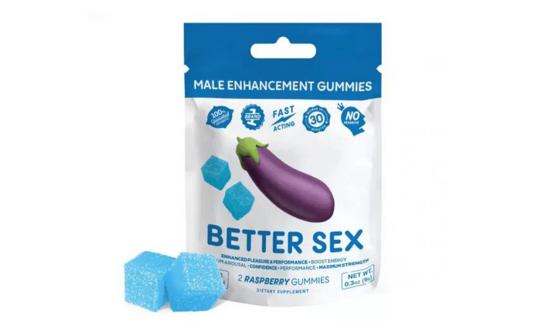 Male Enhancement Better Sex Gummies (Blue Raspberry)